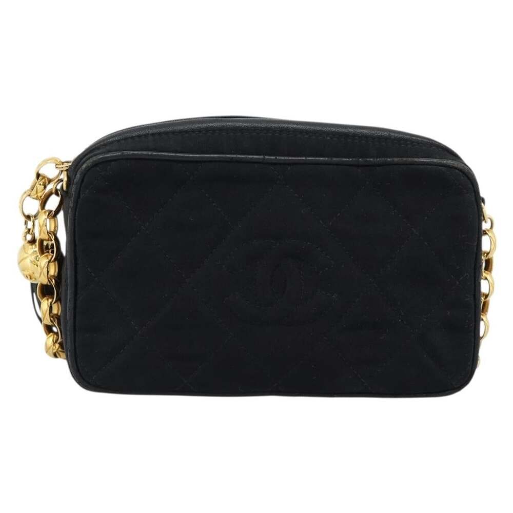 Chanel Matelasse Chain Shoulder Bag Black
